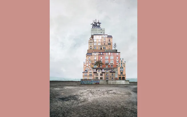 Collage "Ostheim" by Matthias Jung, from 2015