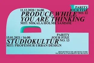 Poster des Parity Jour Fixe No. 13