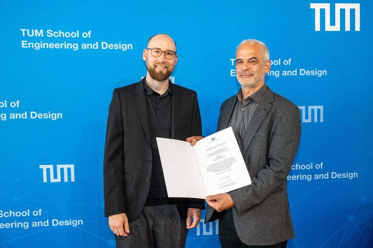 Dr. Marschall Preis für Julian Schäfer Department of Architecture