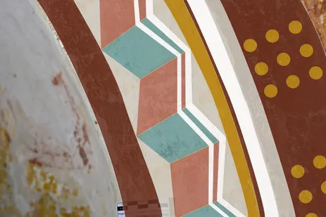 Model of a detail of the first painting phase. Photo: N. Thalguter