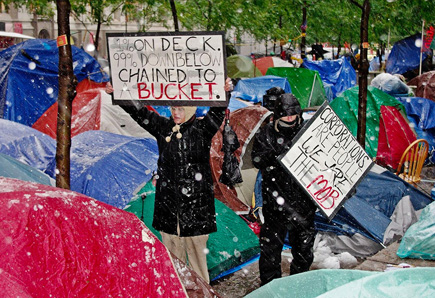 Occupy Wall Street – New York, 2011, Foto: David Shankbone, Wikipedia Commons, 2011